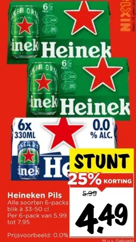 Aanbieding: Heineken Pils