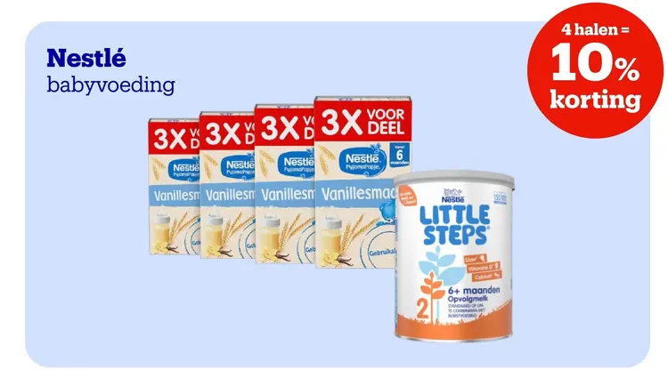 Aanbieding: Nestle babyvoeding