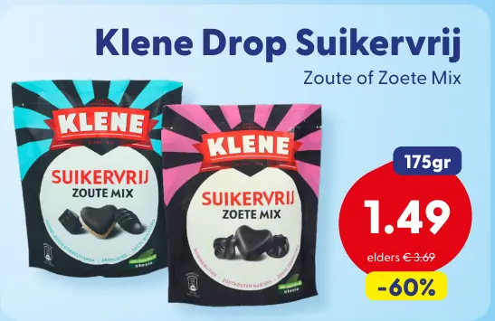 Aanbieding: Drop Suikervrij