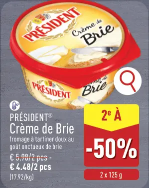 Offre: Crème de Brie