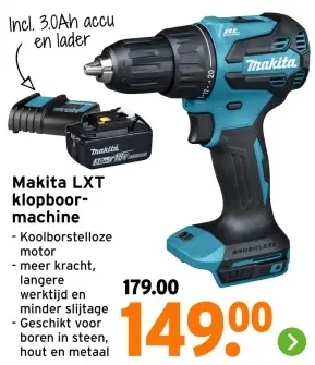 Aanbieding: LXT klopboormachine