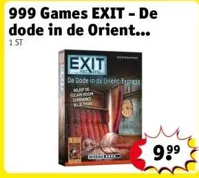 Aanbieding: 999 Games EXIT - De dode in de Orient...