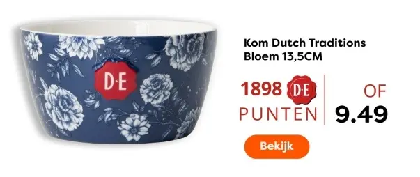 Aanbieding: Kom Dutch Traditions Bloem