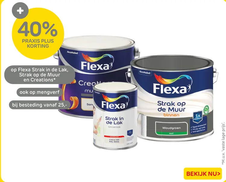 Aanbieding: Flexa Strak in de Lak, Strak op de Muur en Cr