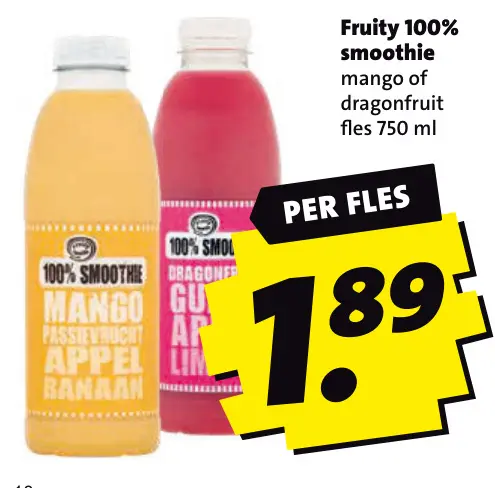 Aanbieding: Fruity 100% smoothie