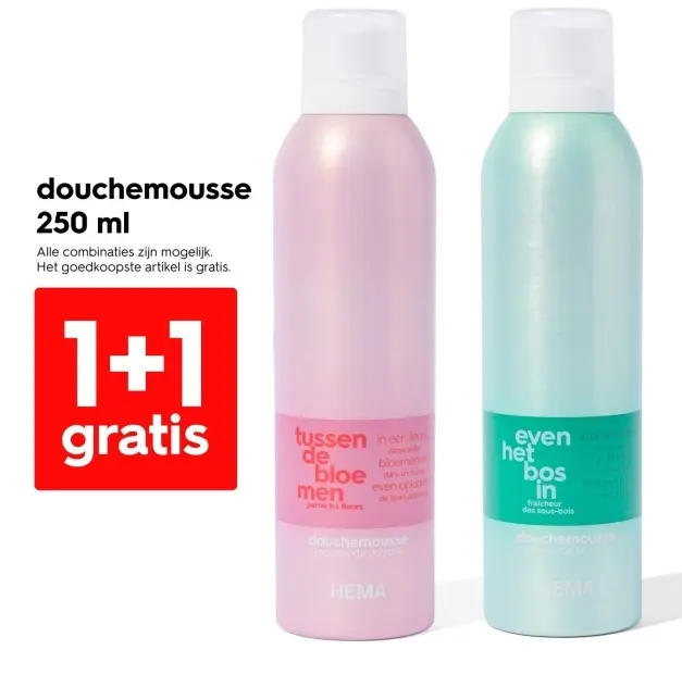 Aanbieding: douchemousse