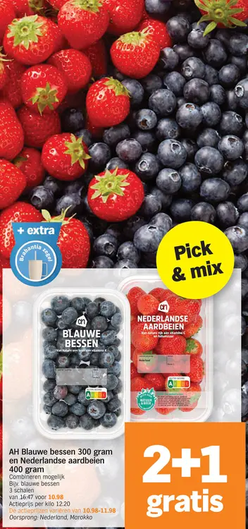 Promotie: Blauwe bessen en Nederlandse aardbeien
