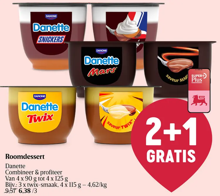 Promotie: Roomdessert