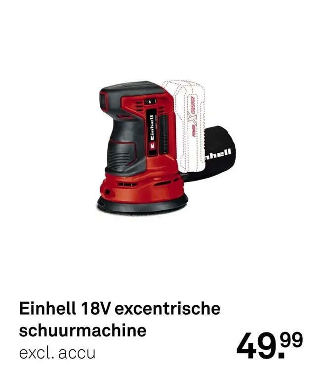 Aanbieding: Excentrische schuurmachine