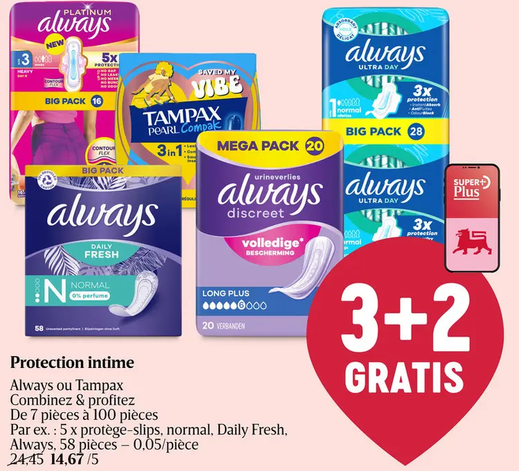 Offre: Protection intime