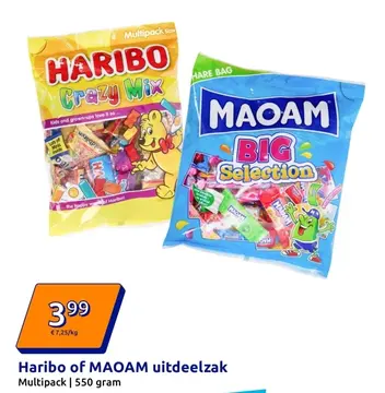 Aanbieding: Haribo of MAOAM uitdeelzak