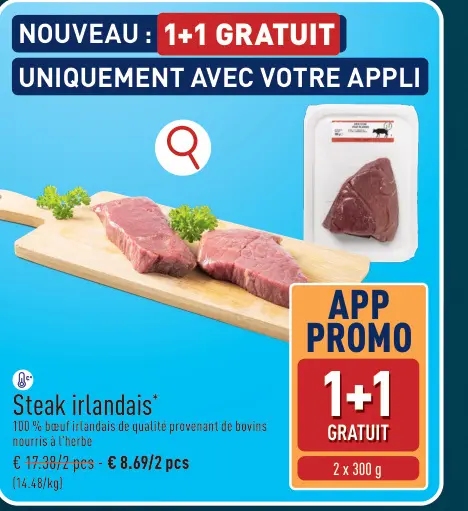 Offre: Steak Irlandais