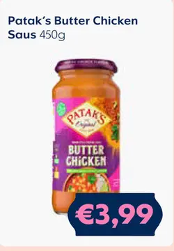 Aanbieding: Patak's Butter Chicken Saus