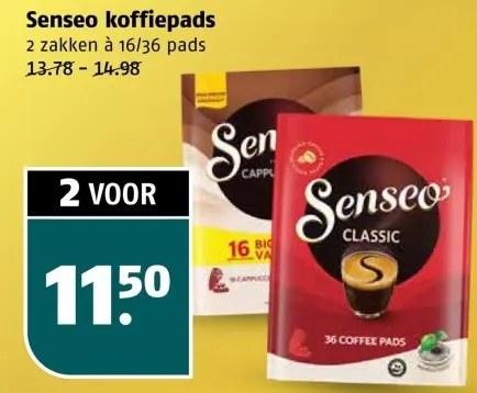 Aanbieding: koffiepads