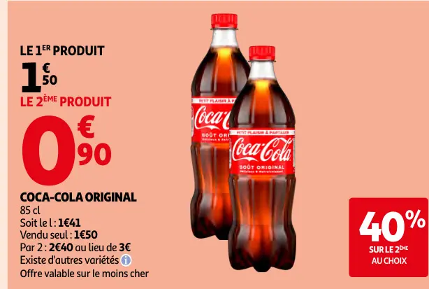 Promotie: Coca-cola original