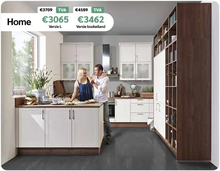 Promotie: Home Keuken Versie L of Kookeiland