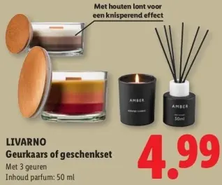 Aanbieding: Geurkaars of geschenkset