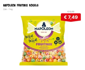 Aanbieding: Napoleon fruitmix kogels