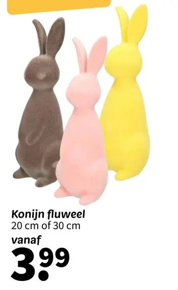 Promotie: Konijn fluweel