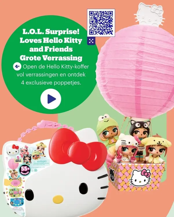 Promotie: Loves Hello Kitty and Friends Grote Verrassing