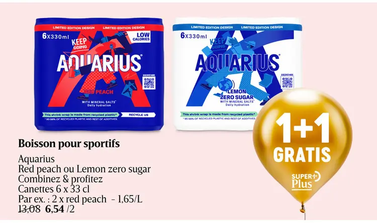 Offre: Boisson pour sportifs