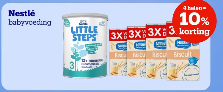 Promotie: Nestlé babyvoeding & Babyverzorging van o.a. 