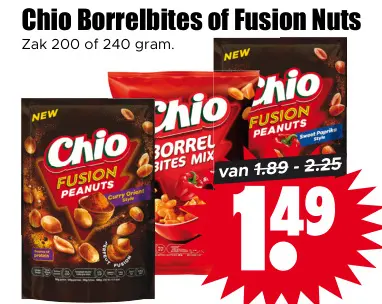Aanbieding: Borrelbites of Fusion Nuts