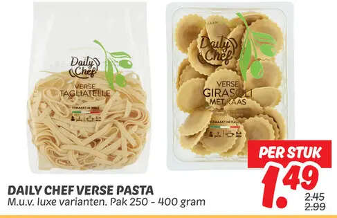 Aanbieding: Verse pasta