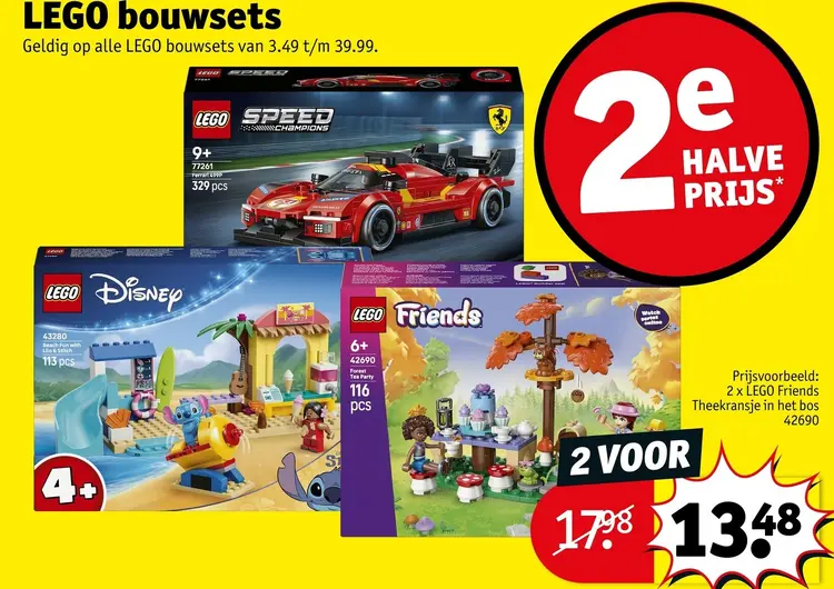 Promotie: LEGO bouwsets