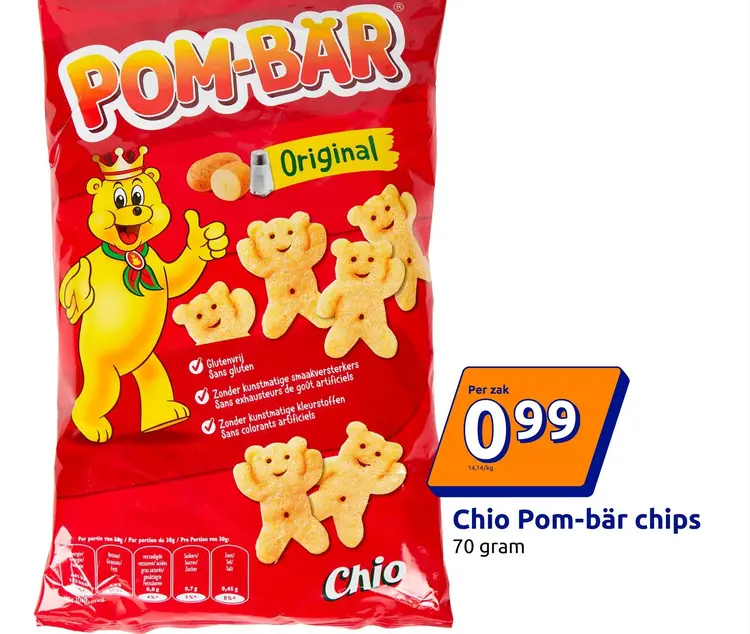 Aanbieding: Pom-bär chips