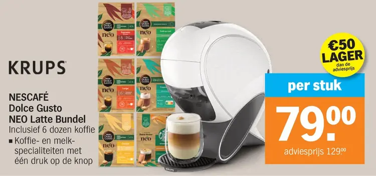 Aanbieding: NESCAFÉ Dolce Gusto NEO Latte Bundel