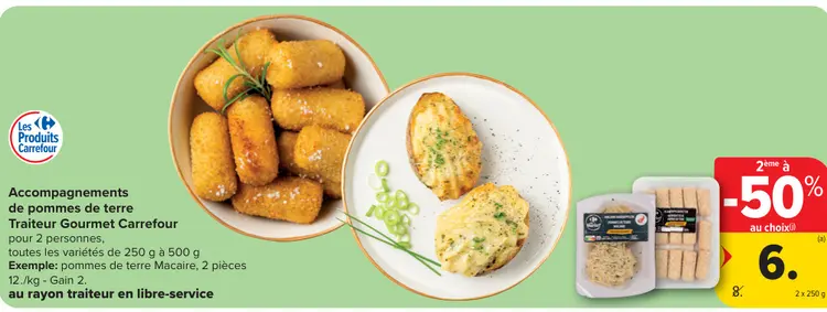 Offre: Accompagnements de pommes de terre
