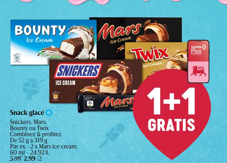Offre: Snack glacé
