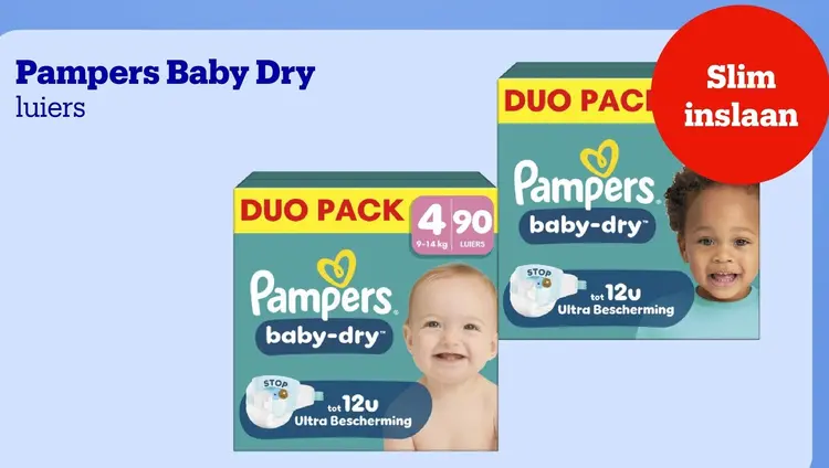 Promotie: Baby Dry luiers