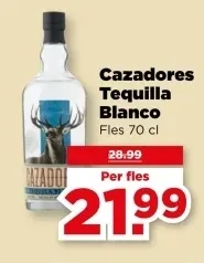 Aanbieding: Cazadores Tequilla Blanco