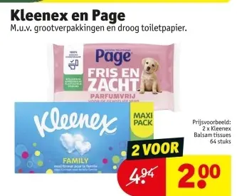 Promotie: Kleenex Balsam tissues