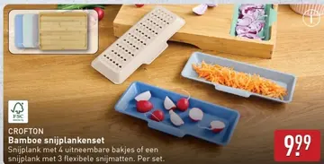 Aanbieding: Bamboe snijplankenset