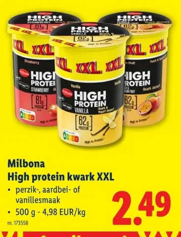 Promotie: High protein kwark XXL