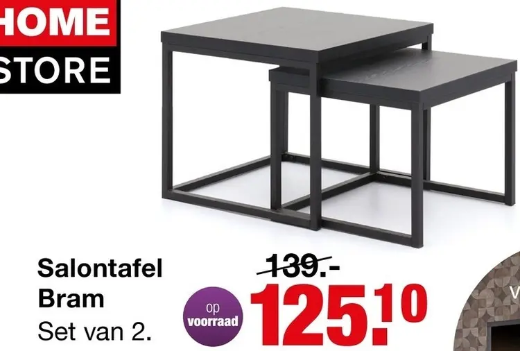 Aanbieding: Budget Home Store Salontafel Bram