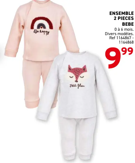 Offre: Ensemble 2 pieces bebe