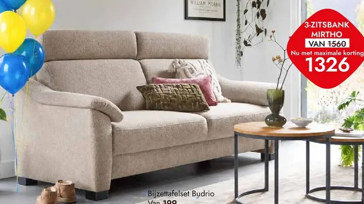 Aanbieding: 3-zitsbank