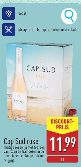 Promotie: Cap Sud rosé