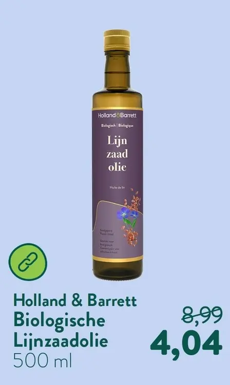 Aanbieding: Biologische Lijnzaadolie