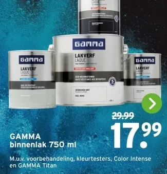 Aanbieding: binnenlak