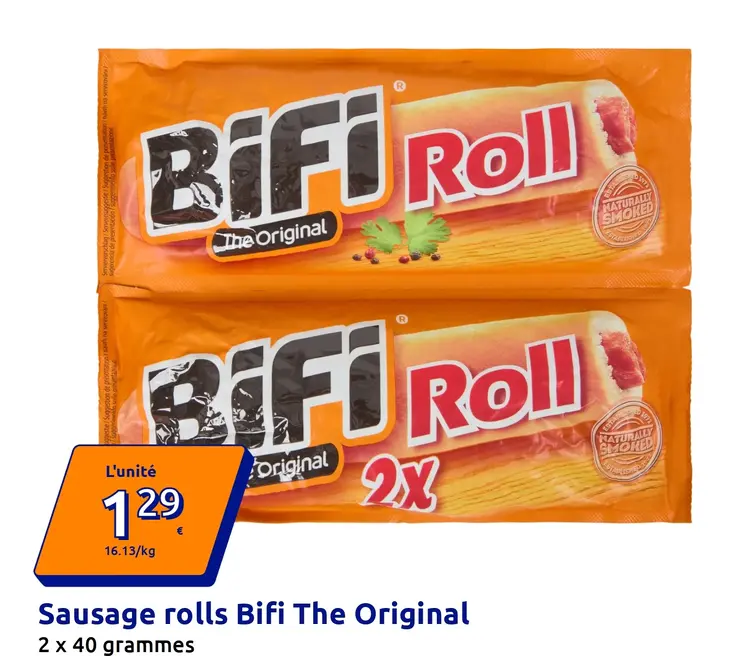 Offre: Sausage rolls Bifi The Original