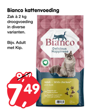 Aanbieding: Bianco kattenvoeding Adult met Kip