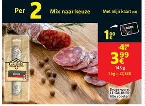 Aanbieding: Droge worst