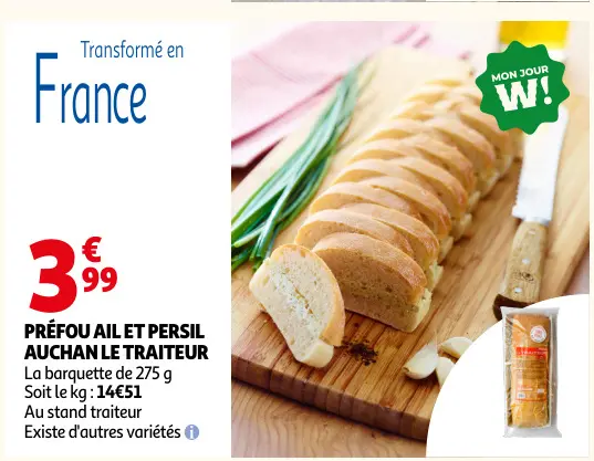 Promotie: Préfou ail et persil