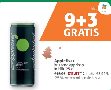 Aanbieding: Appletiser bruisend appelsap