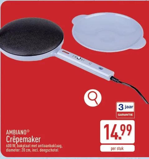 Promotie: Crêpemaker